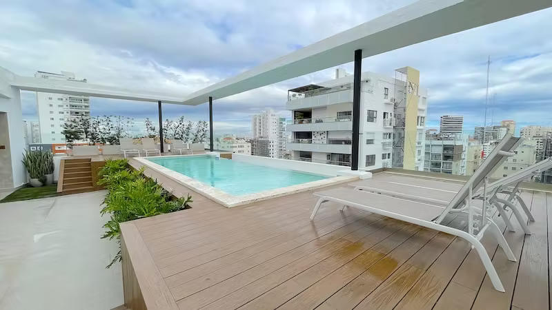 VENTA APARTAMENTO DOS HABITACIONES Y ESTUDIO EN NACO. PISO ALTO  - Imagen 2