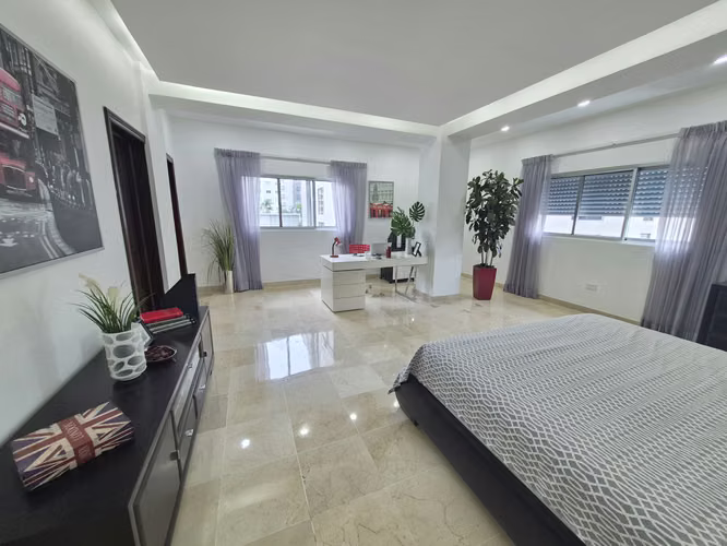 Apartamento en alquiler Piantini, 3 hab amueblado - Imagen 11