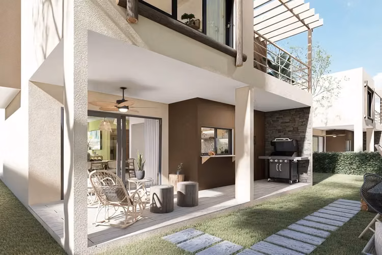 Villa project in Jarabacoa, with Jacuzzi, near the village by the Av Francisco Basilli