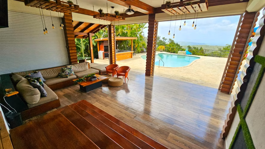 Villa en Venta Amueblada en Jarabacoa con vista al Valle de la Vega - Imagen 6