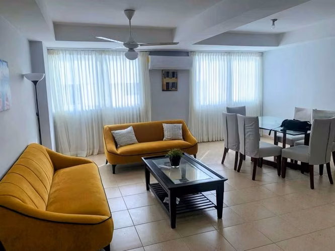 Alquiler apartamento 2 habitaciones amueblado, ubicado en Gazcue