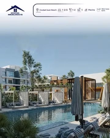 Apartamentos en venta de 1,2 y 3 habitaciones en zona residencial Ubicado en la Ciudad Juan bosch  - Imagen 4