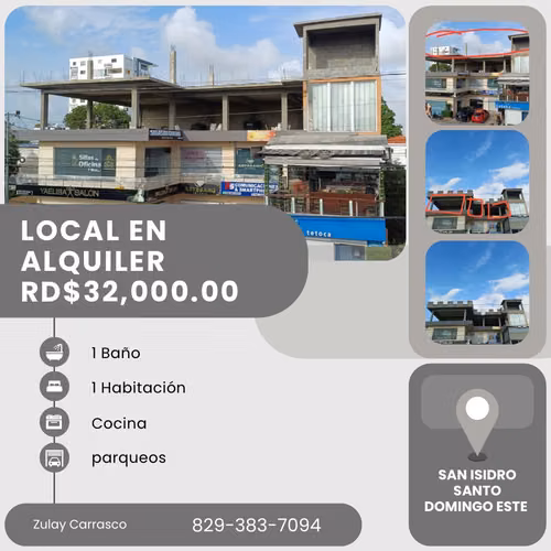LOCALES COMERCIALES EN ALQUILER – SANTO DOMINGO ESTE  - Imagen 1