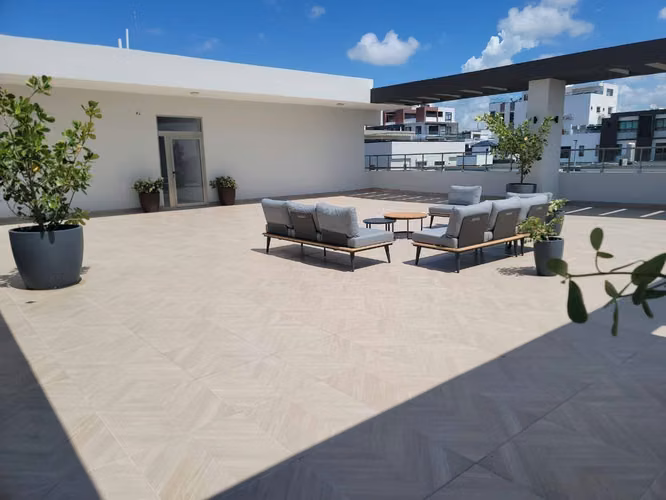 Apartamento en renta amueblado de 1 habitación en el Ensanche Naco - Imagen 5