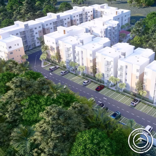 PROYECTO DE APARTAMENTOS PROXIMOS A ENTREGA A POCOS MTS DE LA AUT. SAN ISIDRO