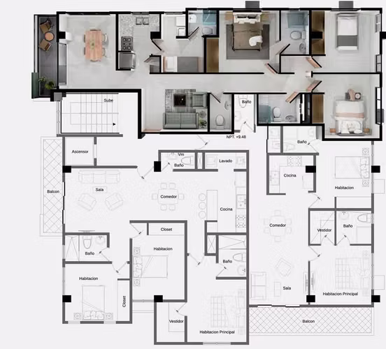 Vendo apartamento en Atala - Imagen 5