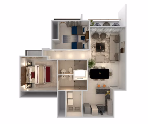 Apartamento Moderno en Alquiler – Andares del Mirador 531 | 2 Hab. | US$900 - Imagen 4