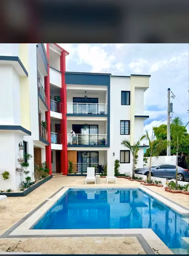 APARTAMENTO AMUEBLADO EN RENTA EN SOSUA A 2 MINUTOS DE PLAYA CHIQUITA 