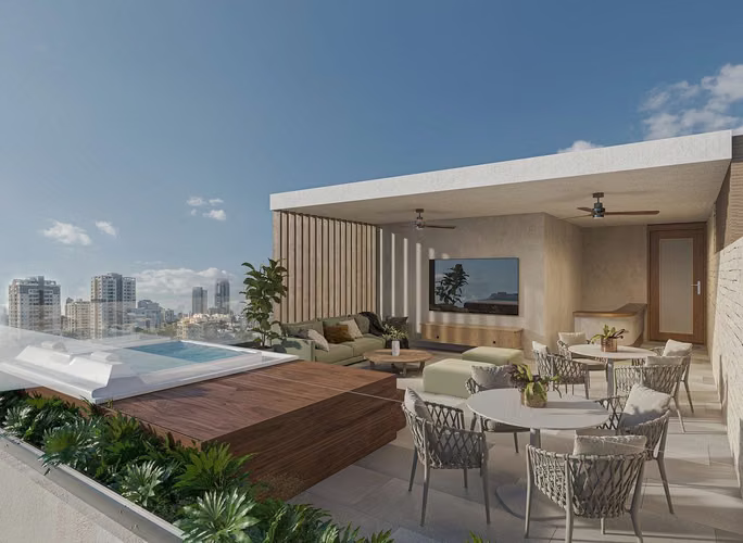 Apartamento en venta en el Ensanche Naco de 1 habitación