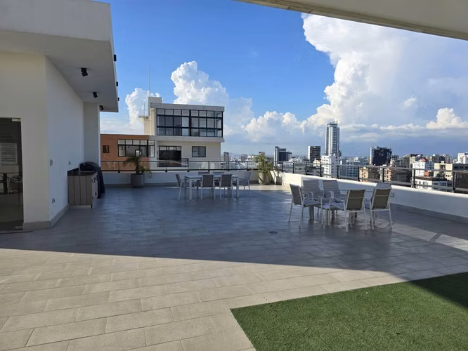 Apartamento en venta de 1 habitación en Naco l con línea blanca - Imagen 8