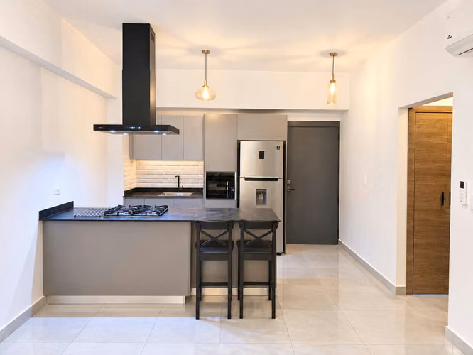 Apartamento en venta de 1 habitación en Naco l con línea blanca