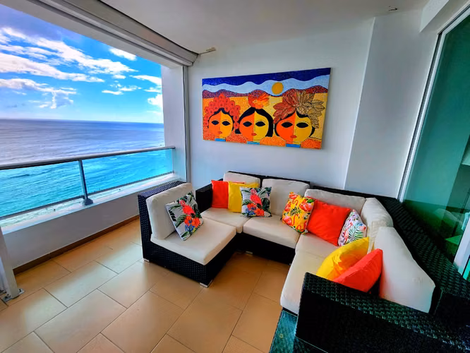 Apartamento Amueblado en Alquiler en Marbella, Juan Dolio | Primera Línea de Playa  - Imagen 6