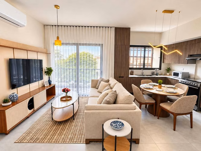 Apartamento amueblado en Venta | en Ensanche Naco con piscina y gimnasio. - Imagen 9