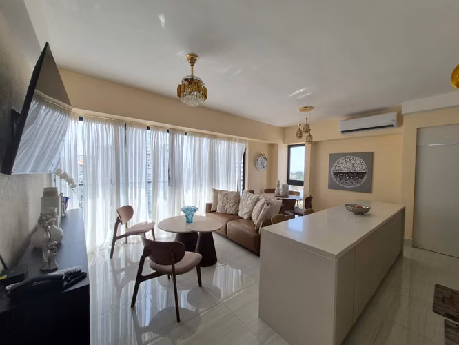 Apartamento en alquiler Bella vista, 2 hab amueblado