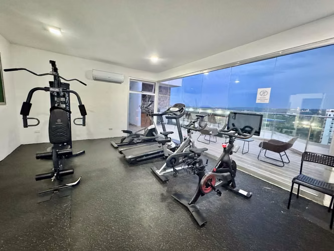 Apartamento en Torre con Vista a la Ciudad Corazón, Living, Santiago. - Imagen 12