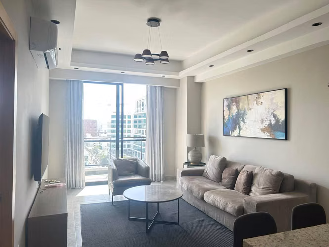 Moderno apartamento amueblado en renta en Evaristo Morales - Imagen 2