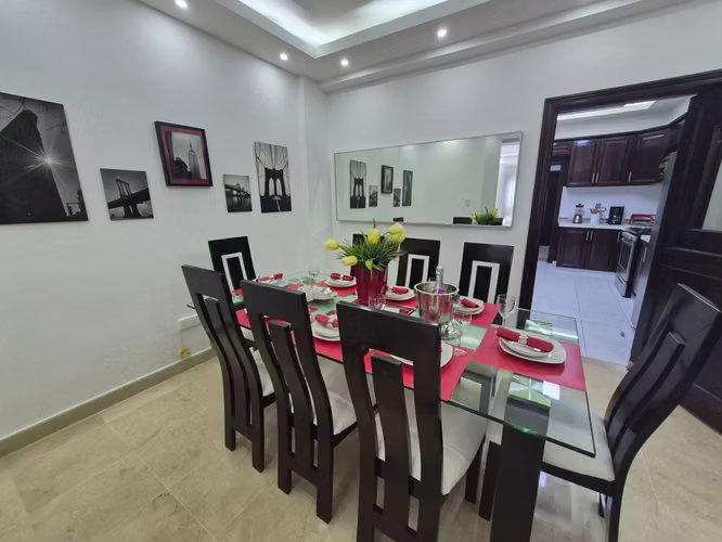 Apartamento en alquiler Piantini, 3 hab amiueblado - Imagen 5