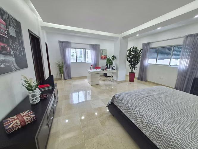 Apartamento en alquiler Piantini, 3 hab amiueblado - Imagen 17