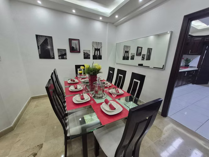 Apartamento en alquiler Piantini, 3 hab amiueblado - Imagen 6