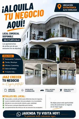 1767- COMMERCIAL PLACE IN RENT ON THE ROAD SOSÚ- PORT SILVER