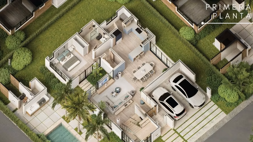 3346- PROYECTO DE VILLA EN CHOCO, SOSÚA 