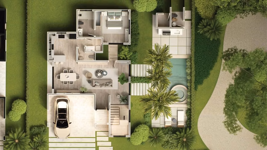 3346- PROYECTO DE VILLA EN CHOCO, SOSÚA 