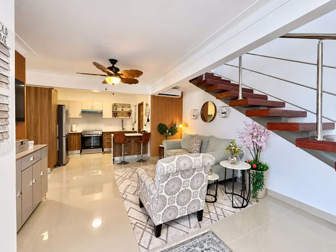 Penthouse en venta en Santiago, Av. Hispanoamericana, equipado con terraza y pérgola - Imagen 2
