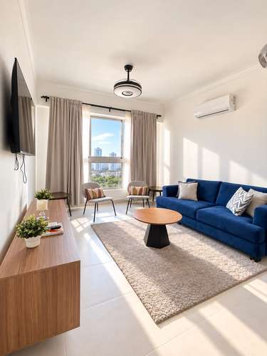 Se alquila apartamento amueblado de 1 habitación en torre de lujo en bella vista, a pocos pasos de Downtown center.