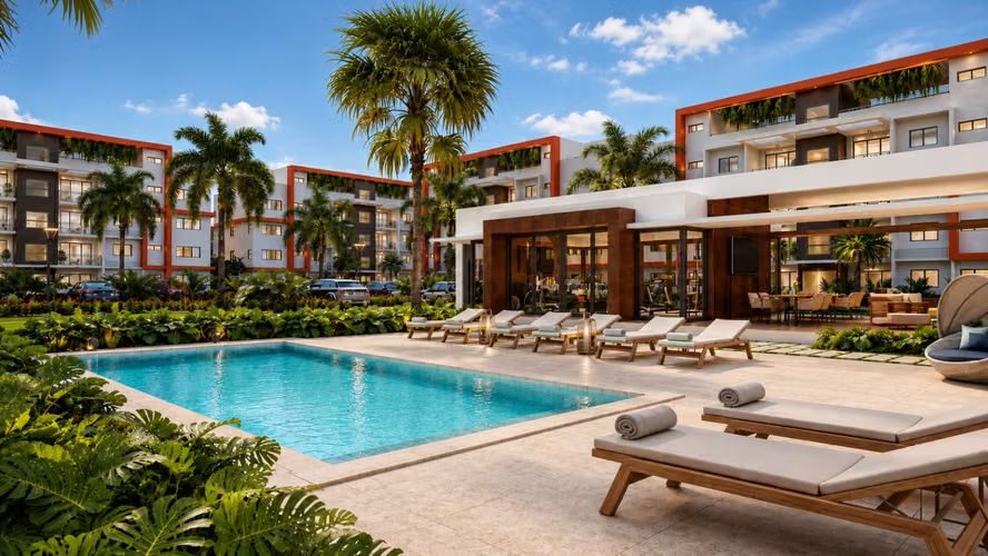 Boca Chica Desde U$93,450.00 Apartamento de 3 Habitaciones - Imagen 4