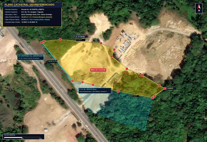 Industrial and logistical land for sale in Santo Domingo Norte