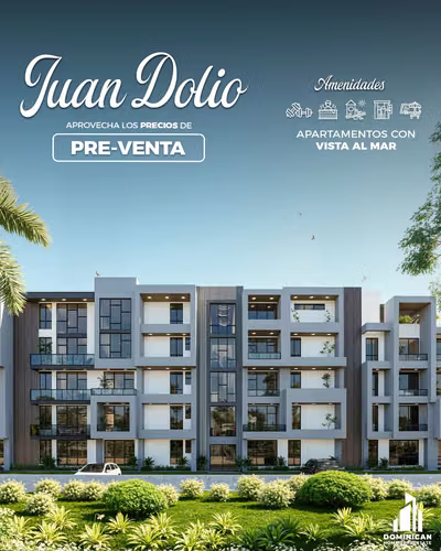 Apartamentos En Venta A 2 Esquinas De Hemingway Juan Dolio Con Vista Al Mar