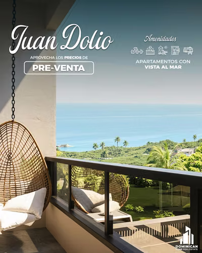 Apartamentos En Venta A 2 Esquinas De Hemingway Juan Dolio Con Vista Al Mar