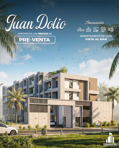 Apartamentos En Venta A 2 Esquinas De Hemingway Juan Dolio Con Vista Al Mar
