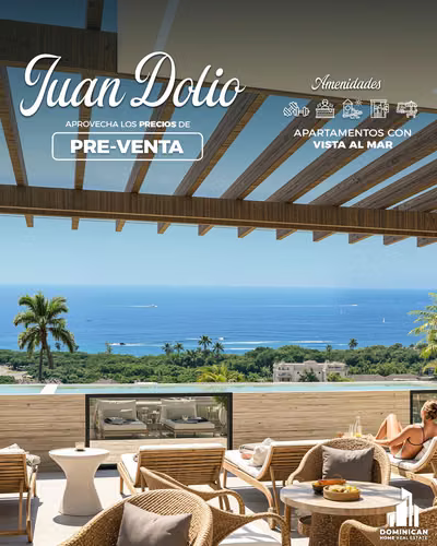 Apartamentos En Venta A 2 Esquinas De Hemingway Juan Dolio Con Vista Al Mar