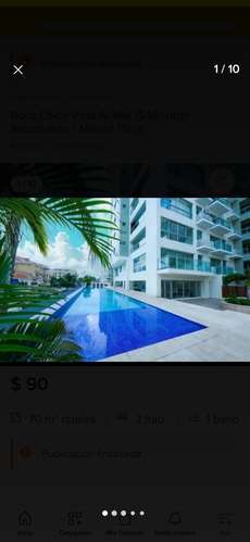 New apartment with pool and 1 min beach mouth girl