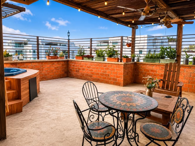 Alquiler apartamento amueblado el millón con terraza + jacuzzi 
