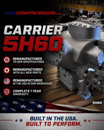 CARRIER 5H80 OPEN DRIVE COMPRESOR