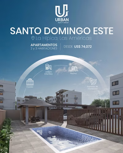 Apartamentos con Piscina en Santo Domingo Este