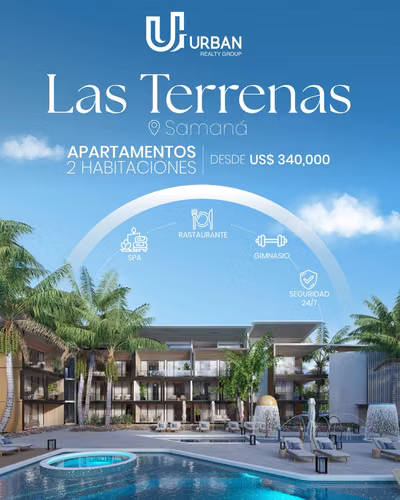 Villas y apartamentos en Playa Portillo Las Terrenas