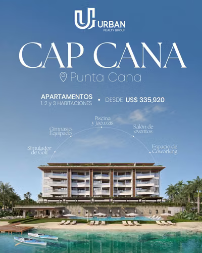 Apartamentos en Cap Cana Frente al Lago