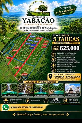 Finquitas en Carretera Guerra-Bayaguana desde 5 a 16 tareas - Imagen 2