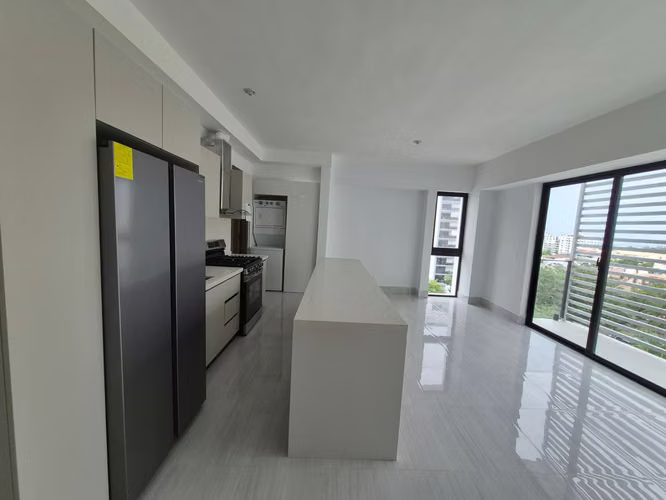 Apartamento en alquiler Bella vista, 2 hab con linea blanca