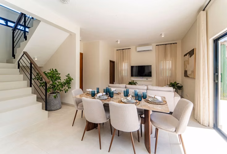 Villas de 2 y 3 Habitaciones con Patio y Piscina Opcional en Bávaro | - Imagen 14