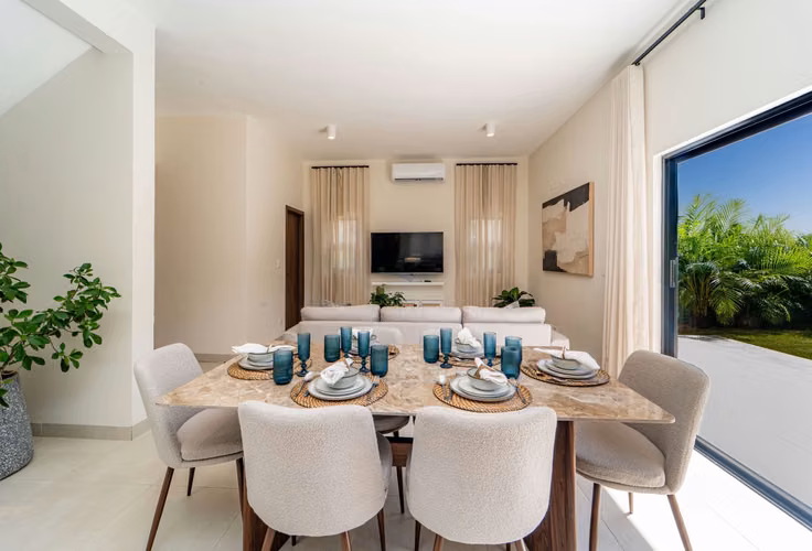 Villas de 2 y 3 Habitaciones con Patio y Piscina Opcional en Bávaro | - Imagen 3