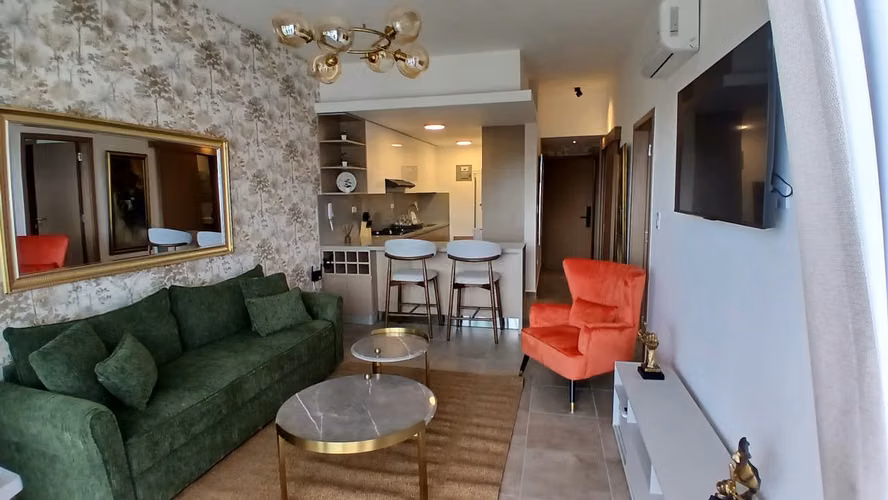Apartamento amueblado en renta de 1 habitación en el Vergel