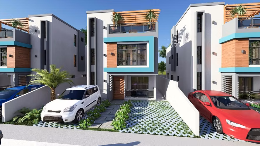 Casa Nueva en Venta en Av. Ecológica, Santo Domingo Este - 3 Habitaciones, 2 Parqueos