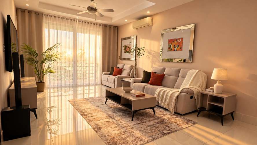 En alquiler Penthouse amueblado. Punta Cana Village.