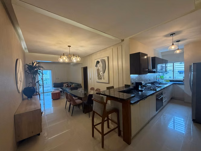 APARTAMENTO TOTALMENTE AMUEBLADO EN ALQUILER EVARISTO MORALES  - Imagen 12