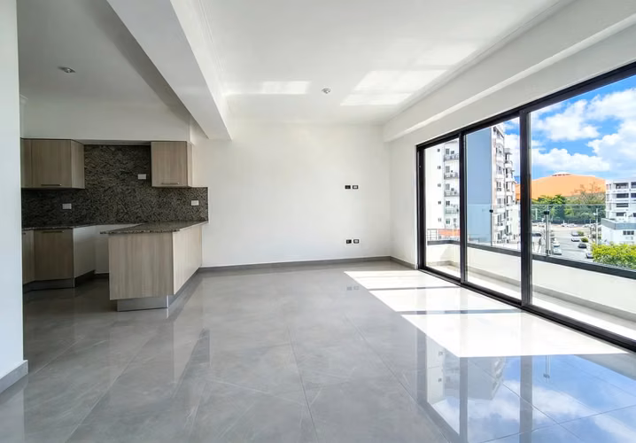 Apartamento de venta en la esperilla de 2 habitaciones con 2 parqueos y cuarto de servicio