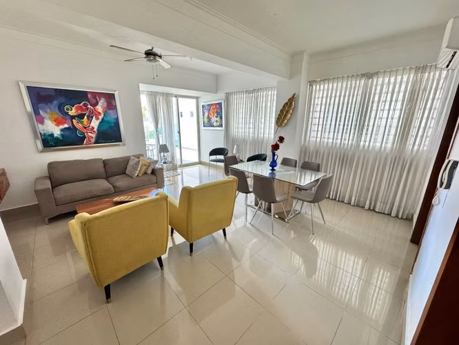 Apartamento Amueblado de 2 Habitaciones con Terraza en Bella Vista Sur | - Imagen 16